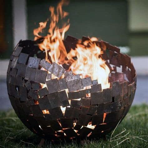 metal fabrication metal fire pit ideas|steel fire pit designs.